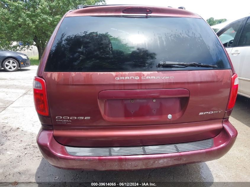 2003 Dodge Grand Caravan Sport VIN: 2D4GP44353R285183 Lot: 39614065