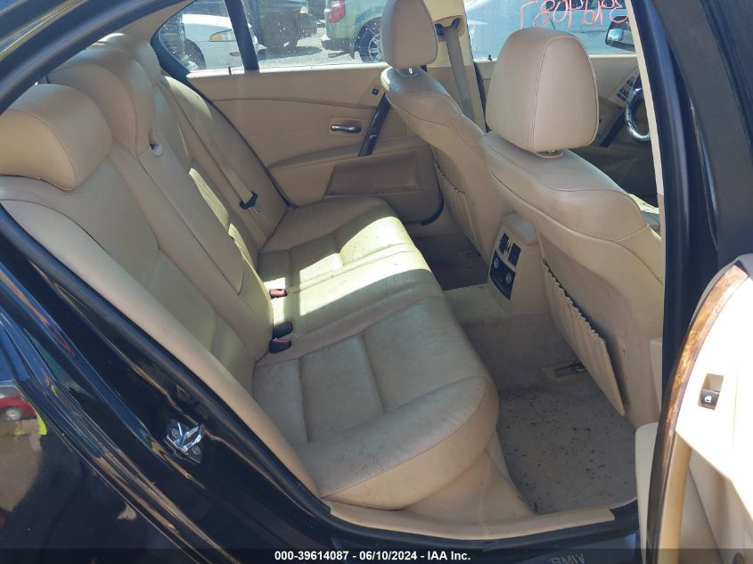 2007 BMW 550I VIN: WBANB53507CP04869 Lot: 39614087