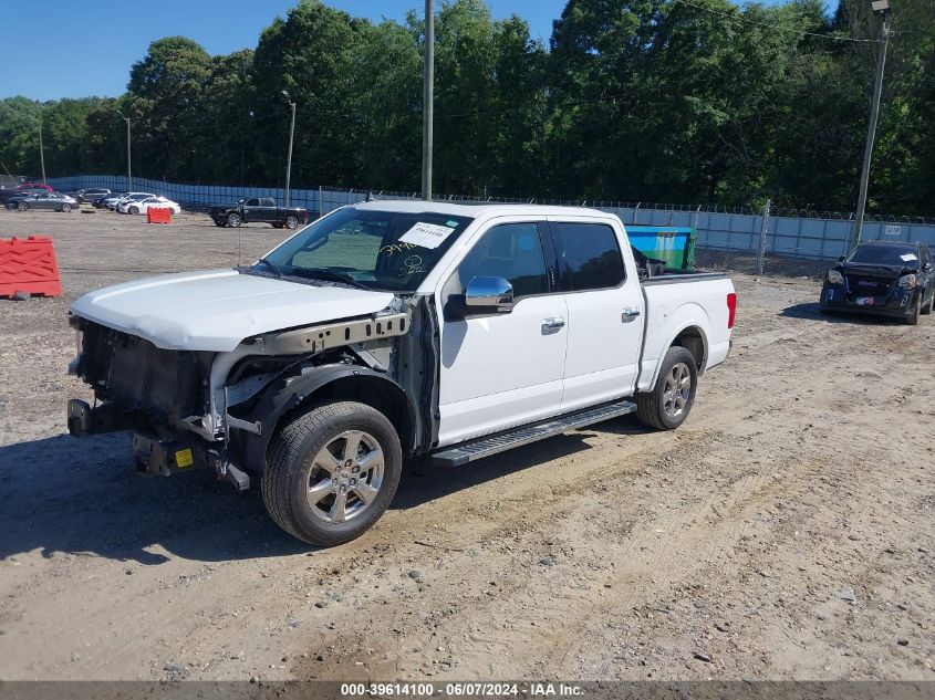 2020 Ford F-150 Lariat VIN: 1FTEW1C50LFB04779 Lot: 39614100