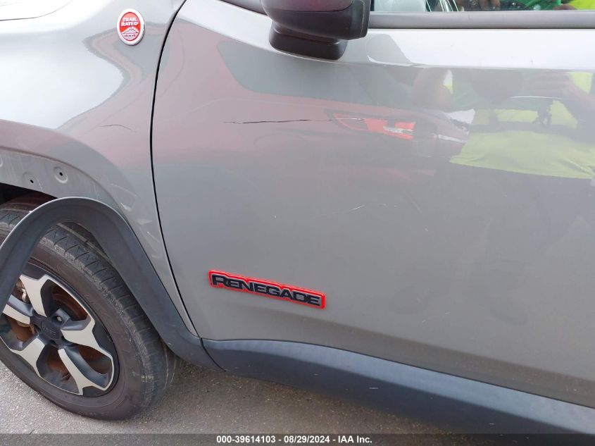 2021 Jeep Renegade Trailhawk 4X4 VIN: ZACNJDC19MPM65422 Lot: 39614103