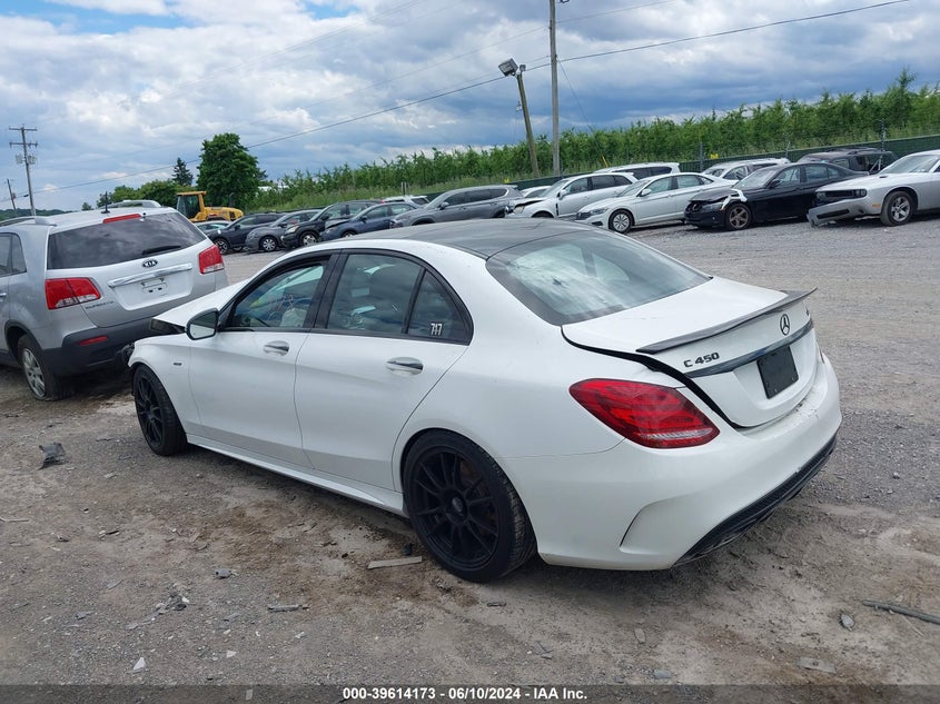 2016 Mercedes-Benz C 450 Amg 4Matic VIN: 55SWF6EB7GU111497 Lot: 39614173