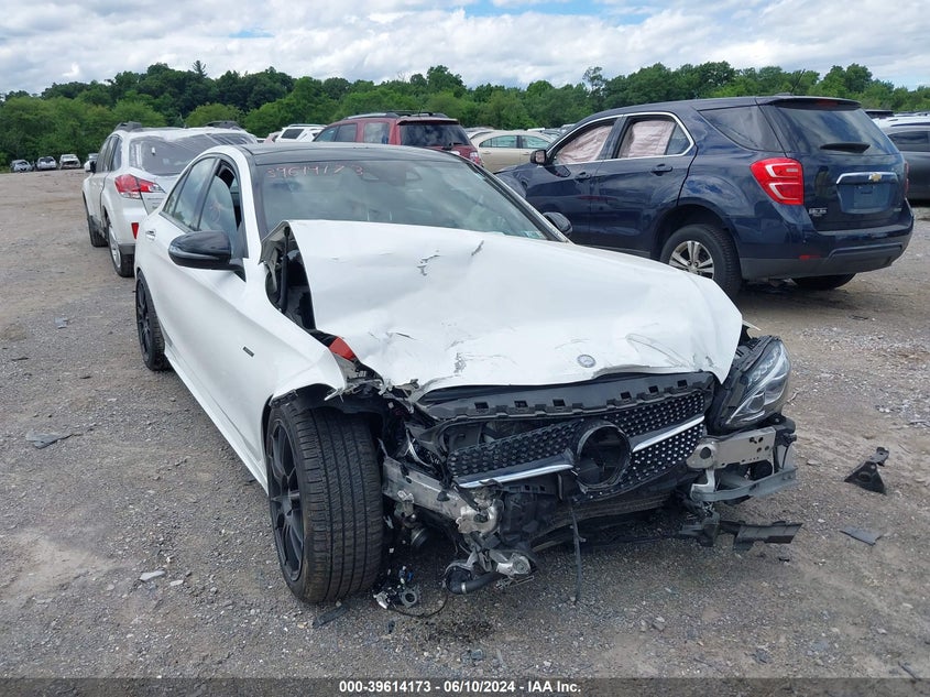 2016 Mercedes-Benz C 450 Amg 4Matic VIN: 55SWF6EB7GU111497 Lot: 39614173