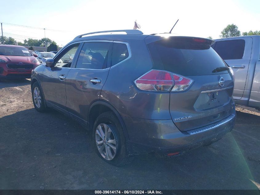 2015 Nissan Rogue Sv VIN: 5N1AT2MV2FC911642 Lot: 39614174