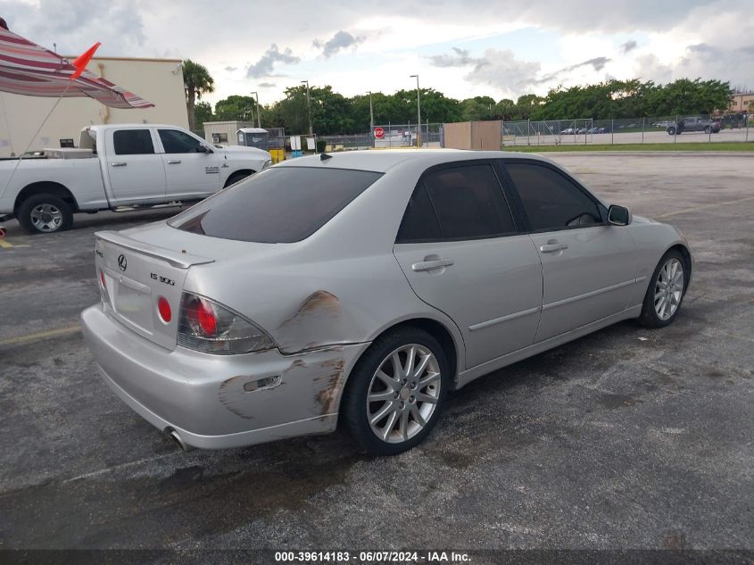 2004 Lexus Is 300 VIN: JTHBD192040092206 Lot: 39614183