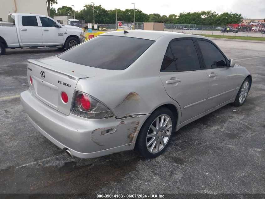 2004 Lexus Is 300 VIN: JTHBD192040092206 Lot: 39614183