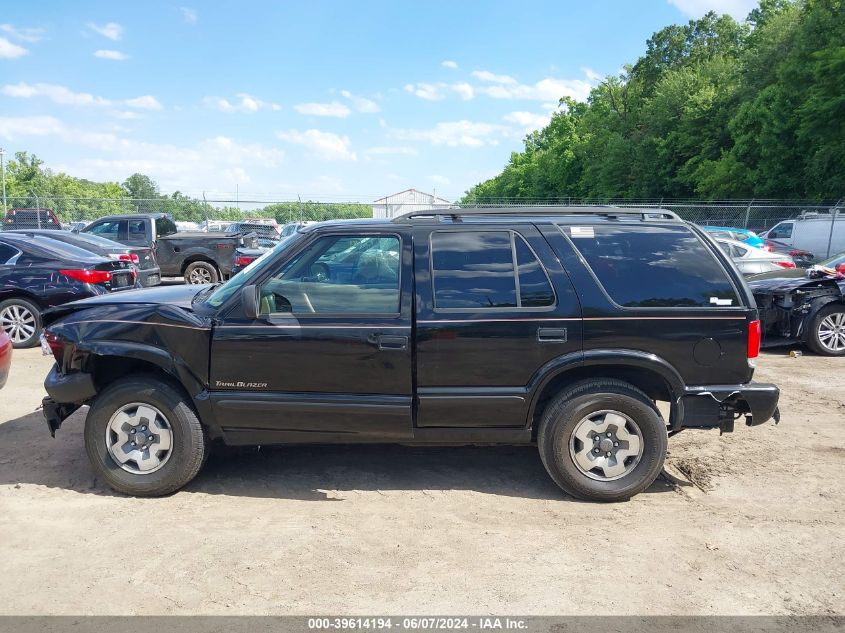 2001 Chevrolet Blazer Trailblazer VIN: 1GNDT13W312150664 Lot: 39614194