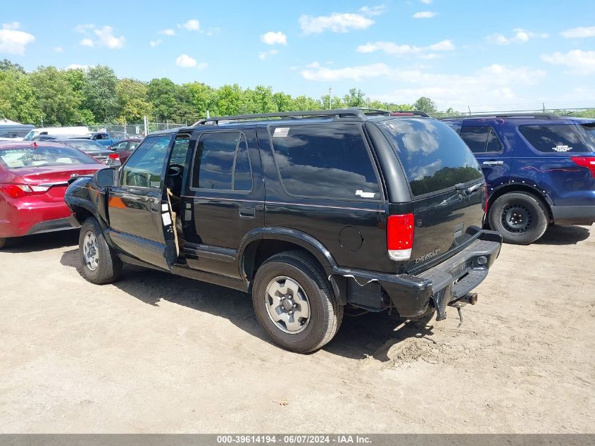 2001 Chevrolet Blazer Trailblazer VIN: 1GNDT13W312150664 Lot: 39614194