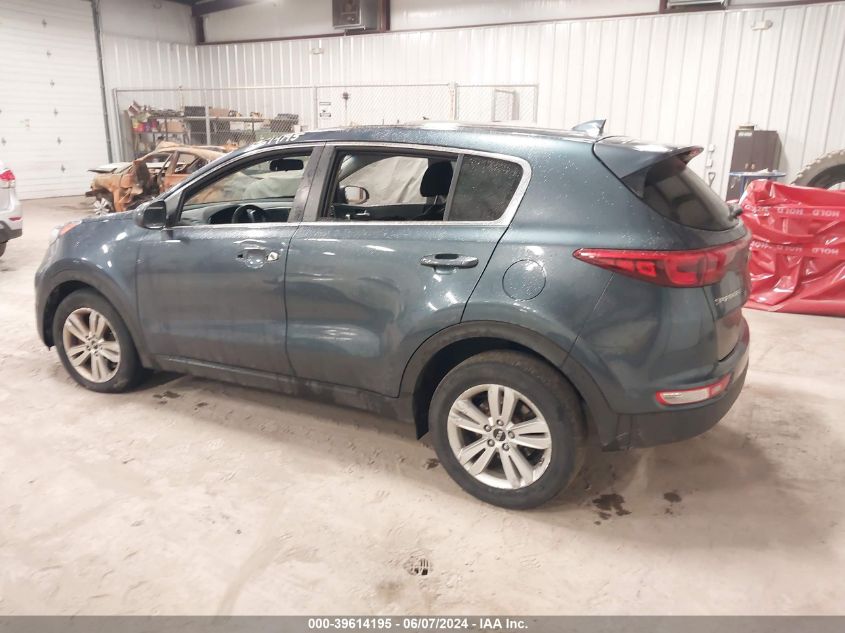 2018 Kia Sportage Lx VIN: KNDPM3AC9J7344951 Lot: 39614195
