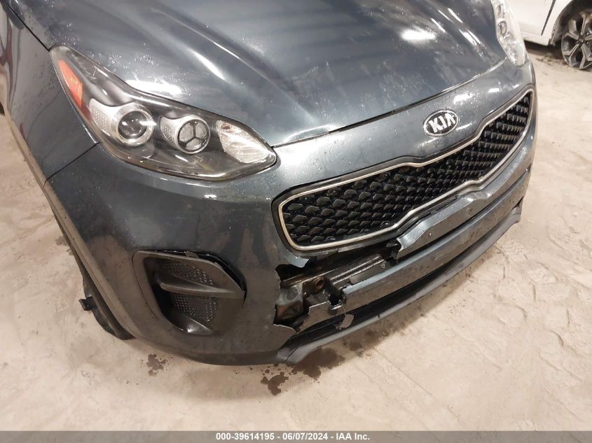 2018 Kia Sportage Lx VIN: KNDPM3AC9J7344951 Lot: 39614195