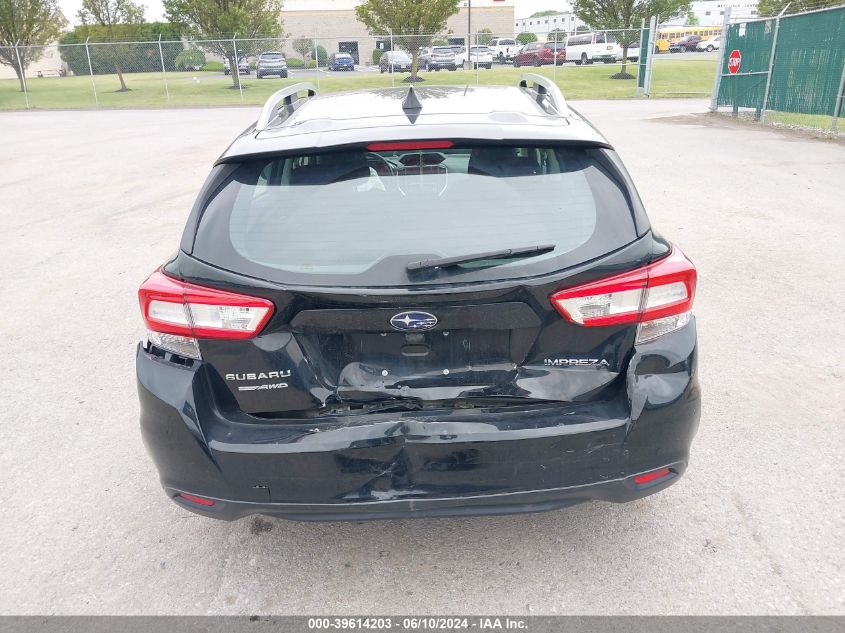 2019 Subaru Impreza 2.0I Premium VIN: 4S3GTAC64K3728224 Lot: 39614203