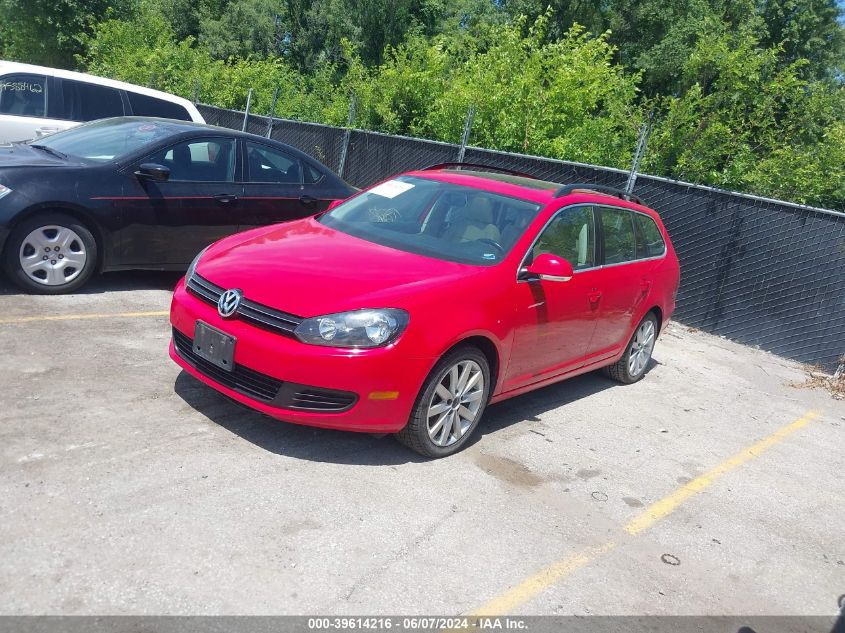 2011 Volkswagen Jetta Sportwagen 2.0L Tdi VIN: 3VWPL7AJ2BM694595 Lot: 39614216