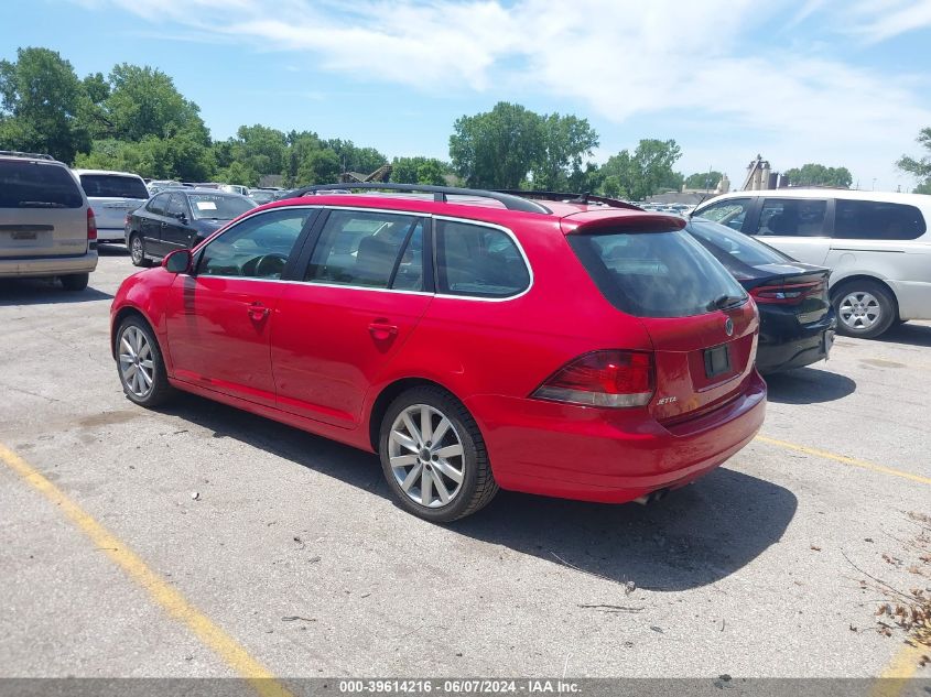 2011 Volkswagen Jetta Sportwagen 2.0L Tdi VIN: 3VWPL7AJ2BM694595 Lot: 39614216