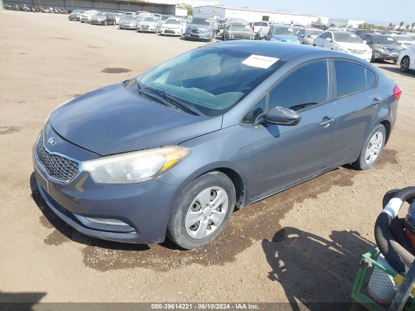 2016 Kia Forte Lx VIN: KNAFK4A61G5574258 Lot: 39614221