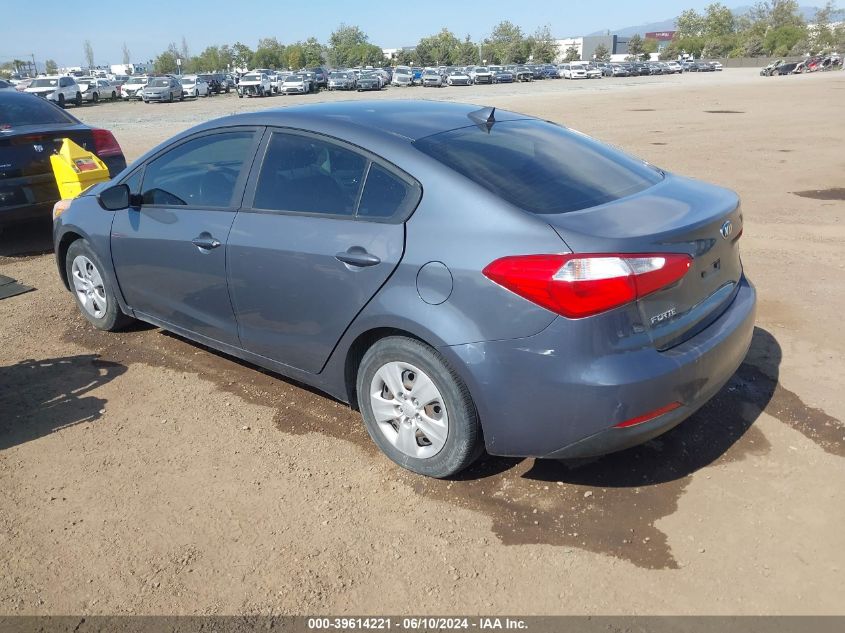 2016 Kia Forte Lx VIN: KNAFK4A61G5574258 Lot: 39614221