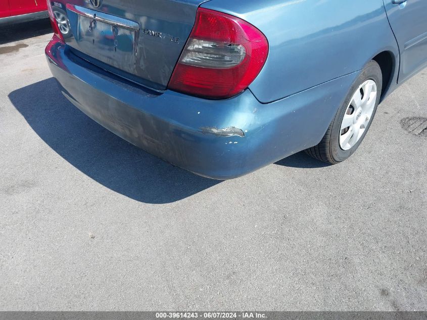 2003 Toyota Camry Le VIN: 4T1BE32K33U206657 Lot: 39614243