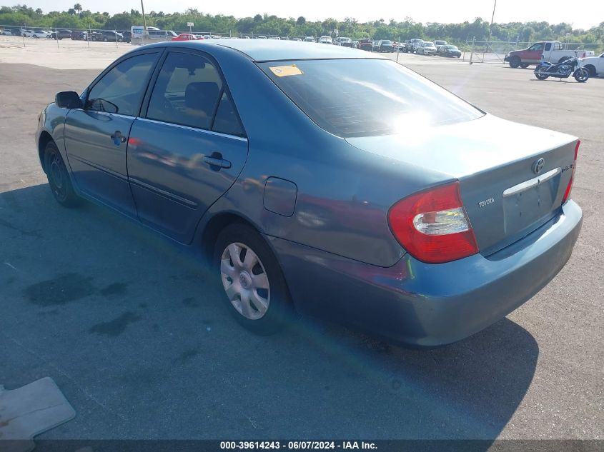 4T1BE32K33U206657 | 2003 TOYOTA CAMRY