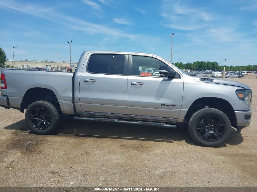 2021 Ram 1500 Big Horn 4X4 5'7 Box VIN: 1C6SRFFT4MN504716 Lot: 39614247