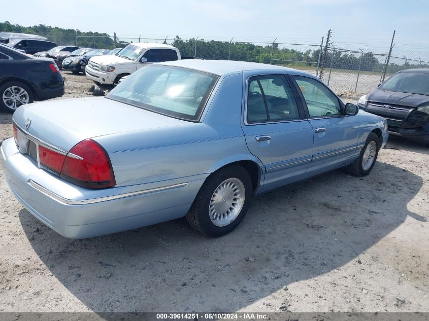 1999 Mercury Grand Marquis Ls VIN: 2MEFM75W7XX631066 Lot: 39614251