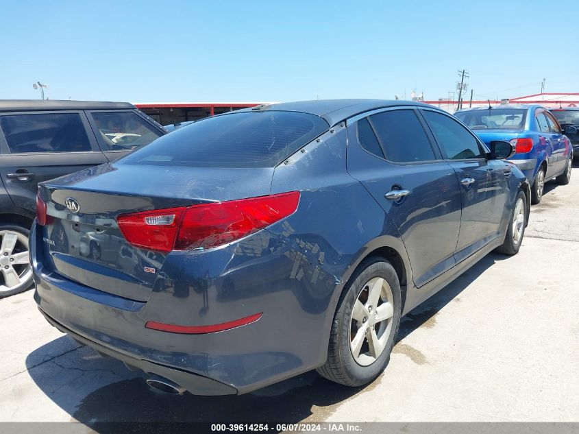 2015 Kia Optima Lx VIN: KNAGM4A70F5591896 Lot: 39614254