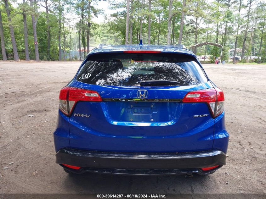 2021 Honda Hr-V 2Wd Sport VIN: 3CZRU5H16MM707798 Lot: 39614287