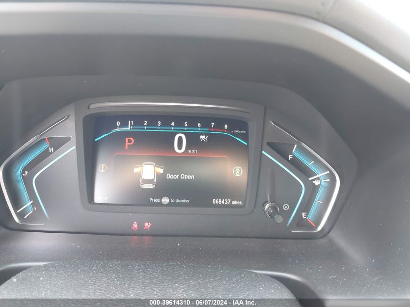 2022 Honda Odyssey Touring VIN: 5FNRL6H86NB041334 Lot: 39614310