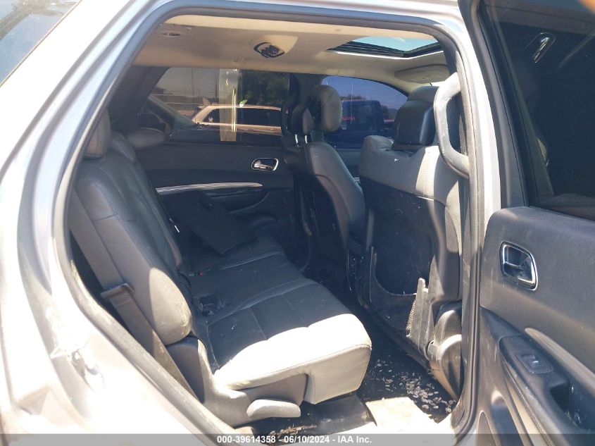 2014 Dodge Durango Sxt VIN: 1C4RDJAG3EC278653 Lot: 39614358