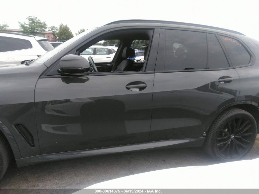 2022 BMW X5 M50I VIN: 5UXJU4C05N9K65459 Lot: 39614375