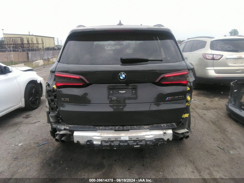 2022 BMW X5 M50I VIN: 5UXJU4C05N9K65459 Lot: 39614375