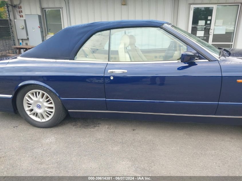 SCBZK14C4WCX61619 | 1998 BENTLEY AZURE