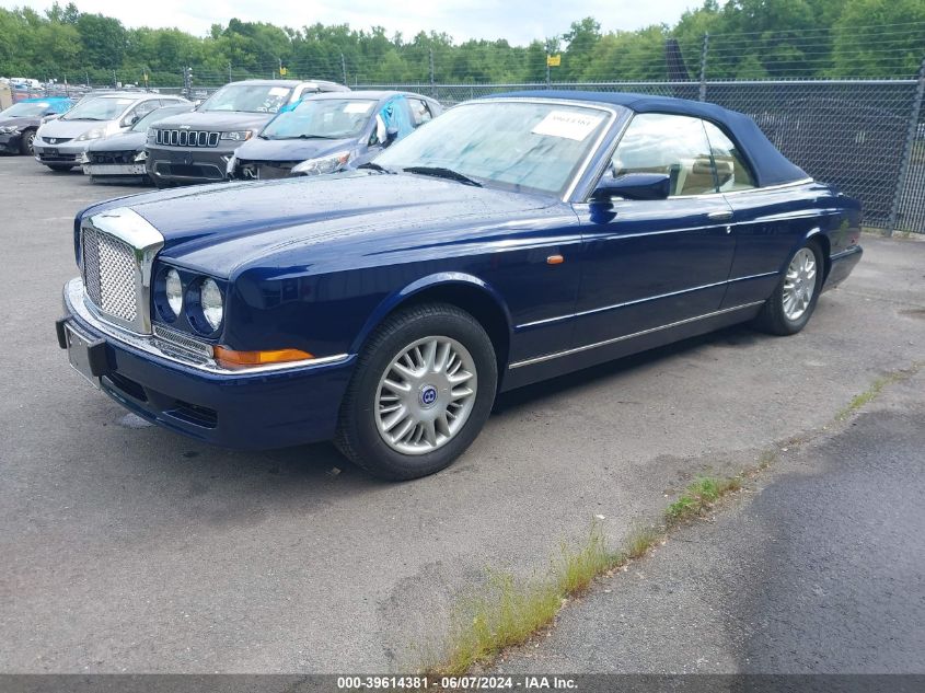 SCBZK14C4WCX61619 | 1998 BENTLEY AZURE