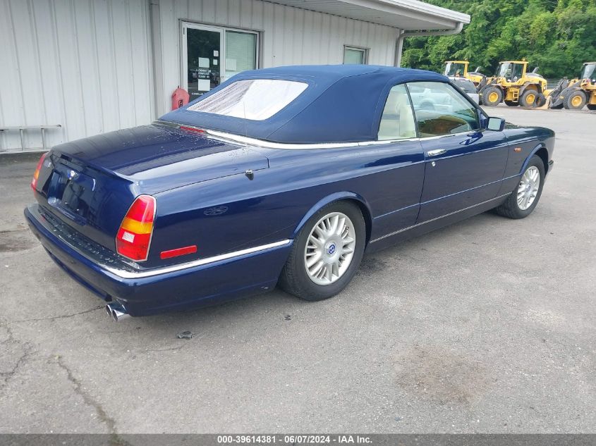 SCBZK14C4WCX61619 | 1998 BENTLEY AZURE