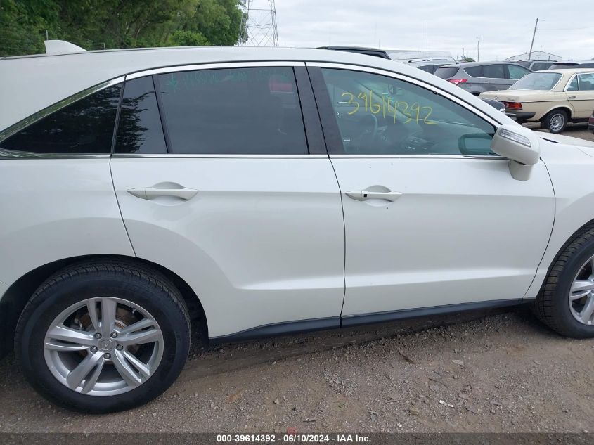 2015 Acura Rdx VIN: 5J8TB4H57FL026943 Lot: 39614392