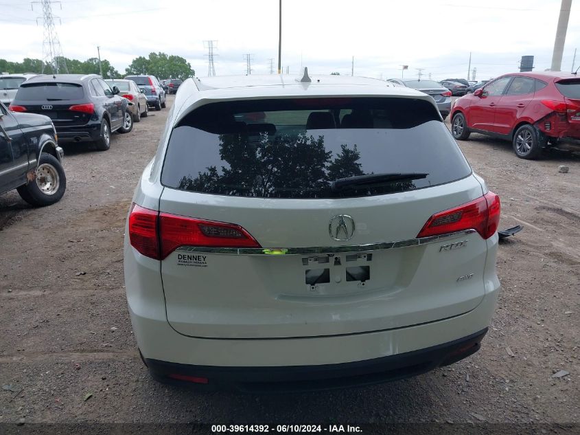 2015 Acura Rdx VIN: 5J8TB4H57FL026943 Lot: 39614392