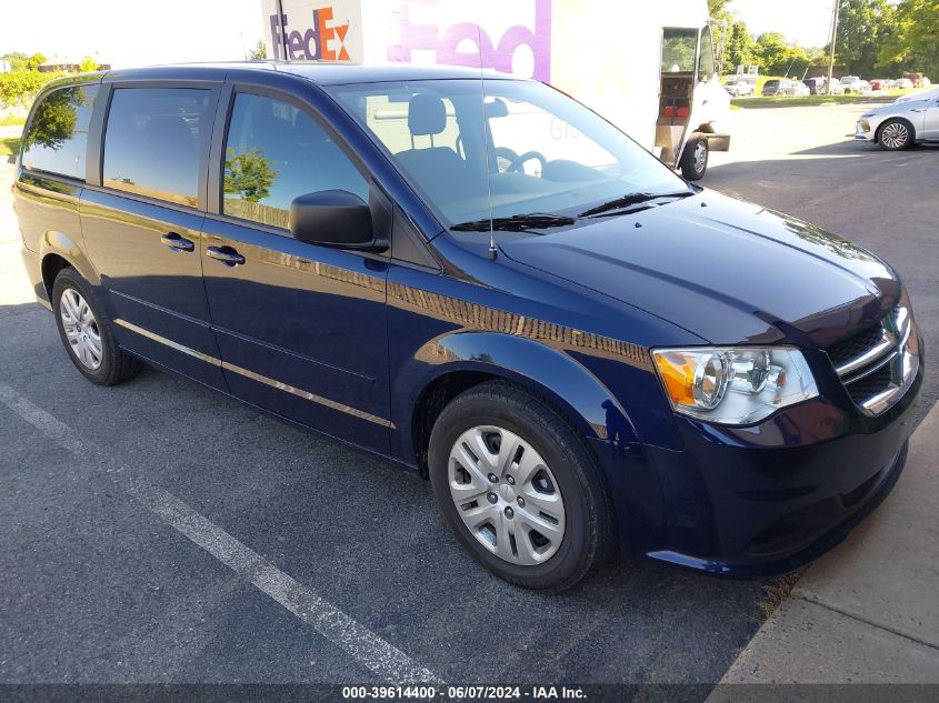 2016 Dodge Grand Caravan Se VIN: 2C4RDGBG5GR122951 Lot: 39614400