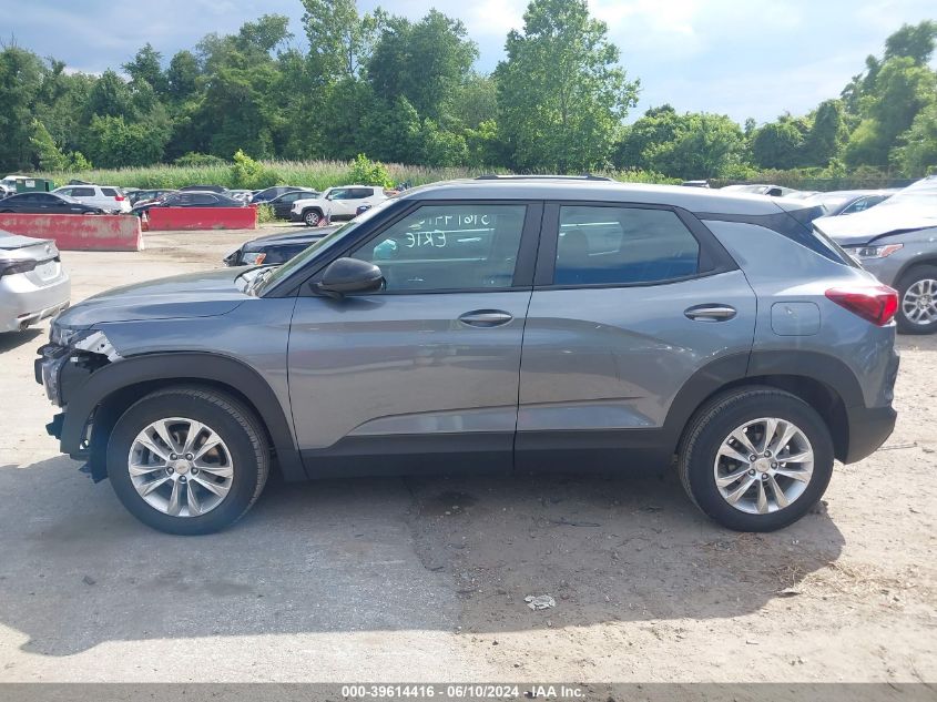 2021 Chevrolet Trailblazer Fwd Ls VIN: KL79MMS25MB166572 Lot: 39614416