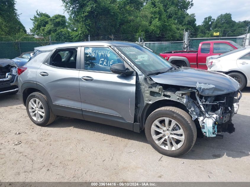 2021 Chevrolet Trailblazer Fwd Ls VIN: KL79MMS25MB166572 Lot: 39614416