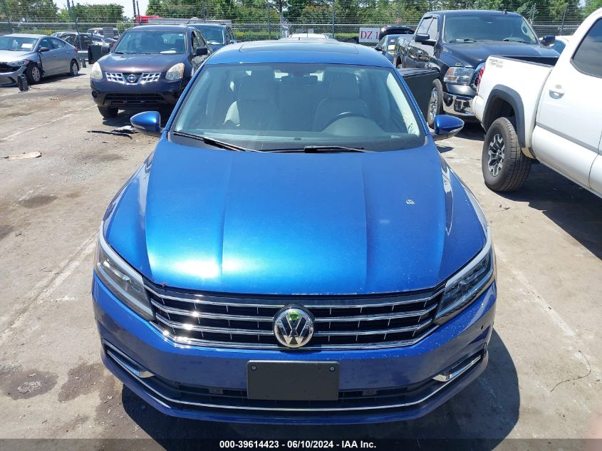 2017 Volkswagen Passat 1.8T Se VIN: 1VWGT7A37HC080993 Lot: 39614423