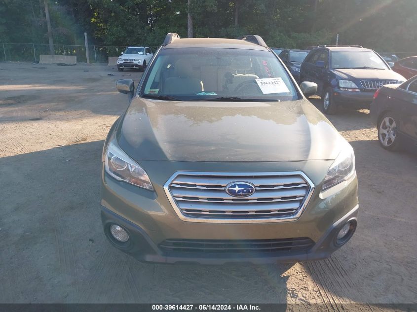 2017 Subaru Outback 2.5I Premium VIN: 4S4BSACC4H3386376 Lot: 39614427