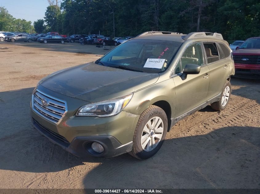 VIN 4S4BSACC4H3386376 2017 Subaru Outback, 2.5I Pre... no.2