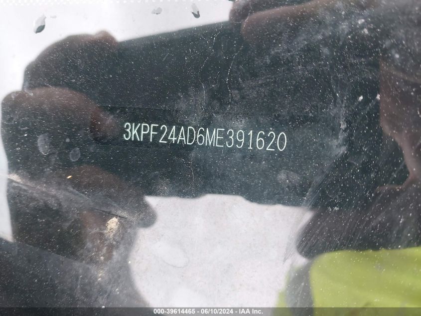 2021 Kia Forte Lxs VIN: 3KPF24AD6ME391620 Lot: 39614465