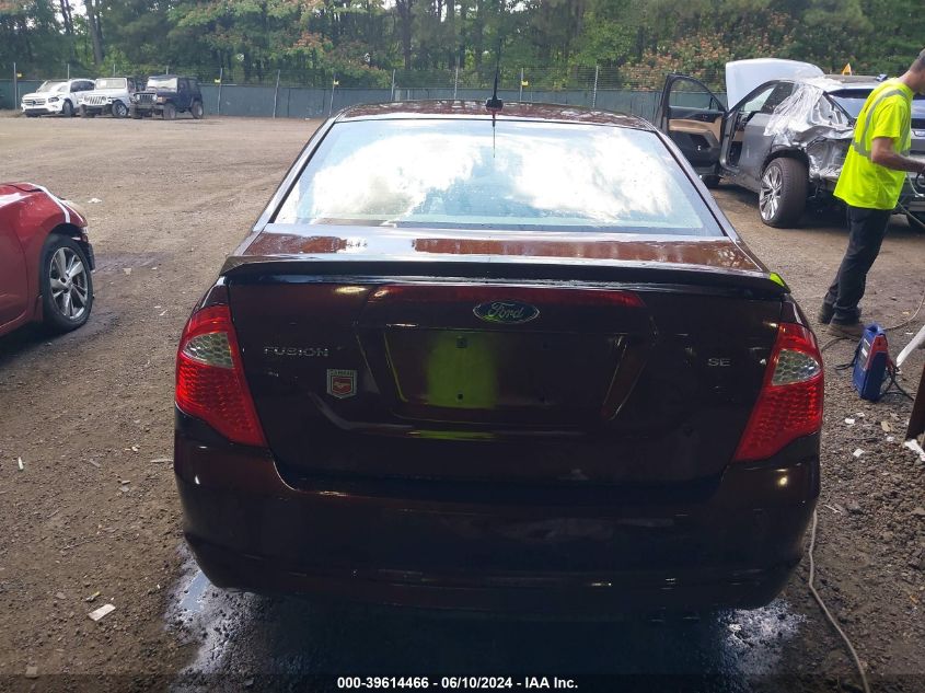 2012 Ford Fusion Se VIN: 3FAHP0HA5CR141085 Lot: 39614466