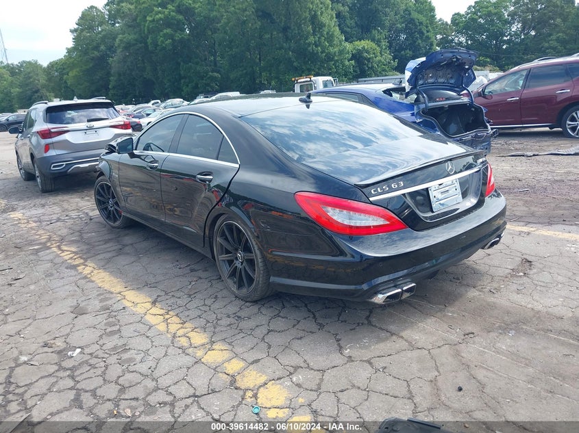 2014 Mercedes-Benz Cls 63 Amg S 4Matic VIN: WDDLJ7GB7EA121030 Lot: 39614482