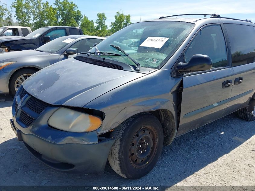 2002 Dodge Caravan Se VIN: 1B4GP25312B685218 Lot: 39614508