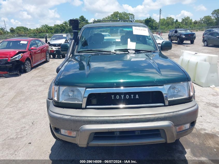 2000 Toyota 4Runner Limited V6 VIN: JT3HN87RXY9038371 Lot: 39614509