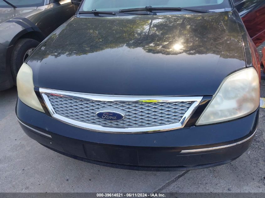 2005 Ford Five Hundred Sel VIN: 1FAFP24105G165166 Lot: 39614521