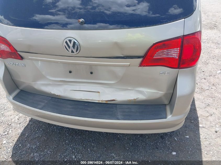 2009 Volkswagen Routan Se VIN: 2V8HW34199R586386 Lot: 39614524