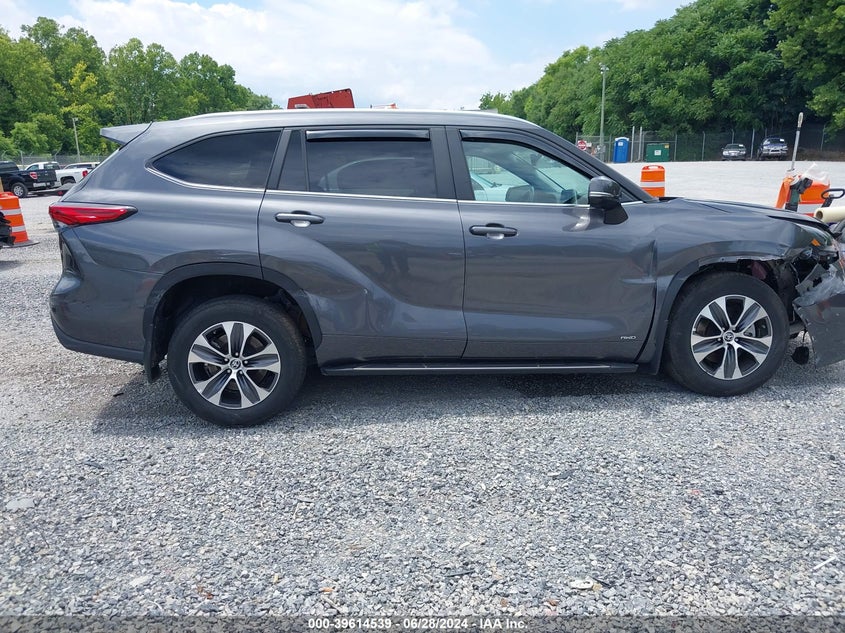2023 TOYOTA HIGHLANDER HYBRID XLE - 5TDKBRCH6PS562999