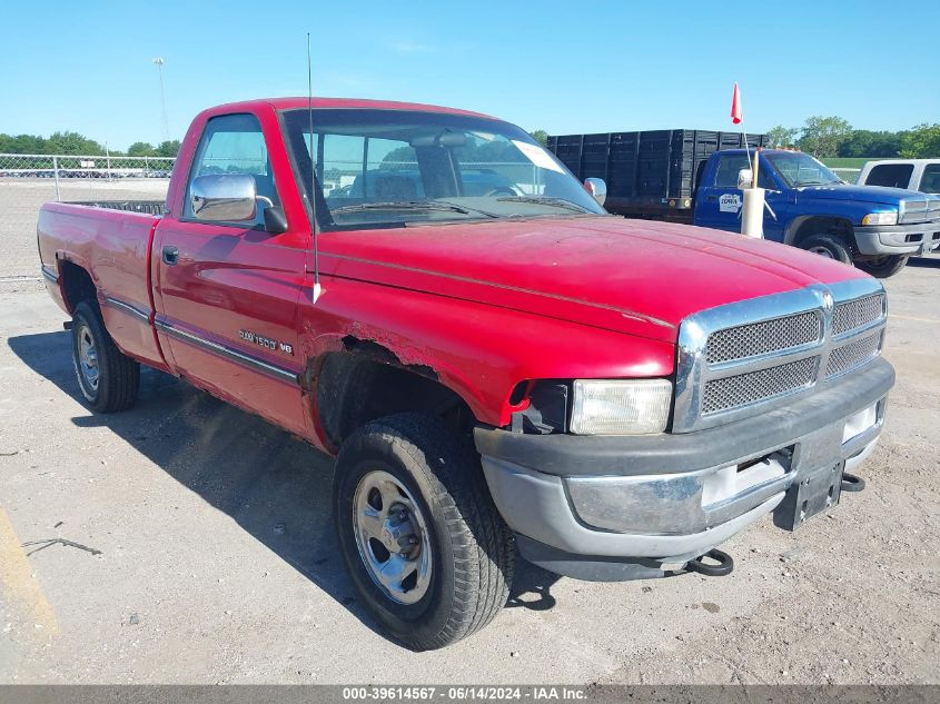 1995 Dodge Ram 1500 VIN: 1B7HF16Z3SS116216 Lot: 39614567