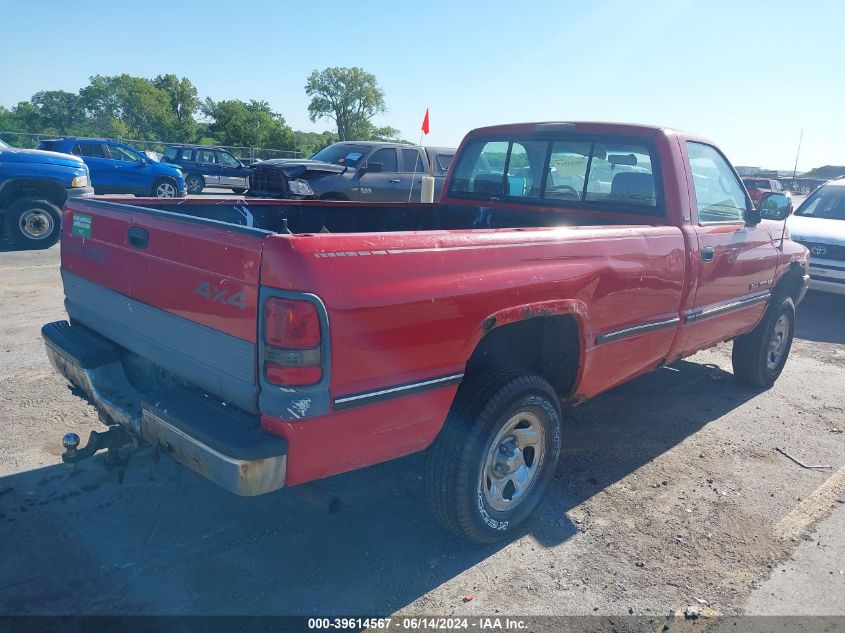 1995 Dodge Ram 1500 VIN: 1B7HF16Z3SS116216 Lot: 39614567