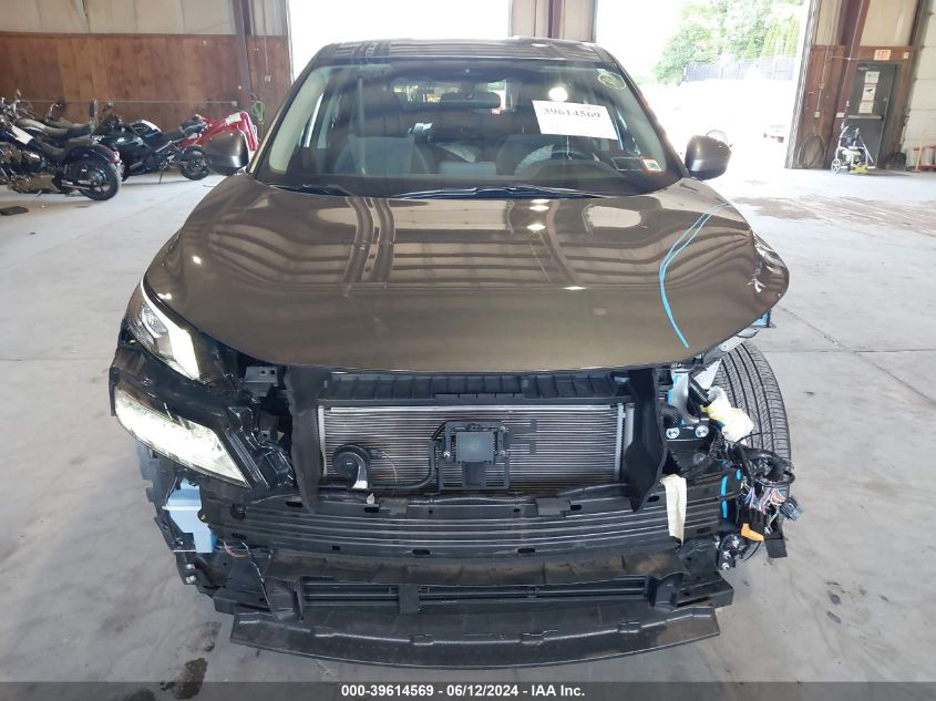 2022 Nissan Rogue Sv Intelligent Awd VIN: 5N1BT3BB1NC730176 Lot: 39614569